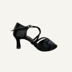 Spin black satin 6,5 cm